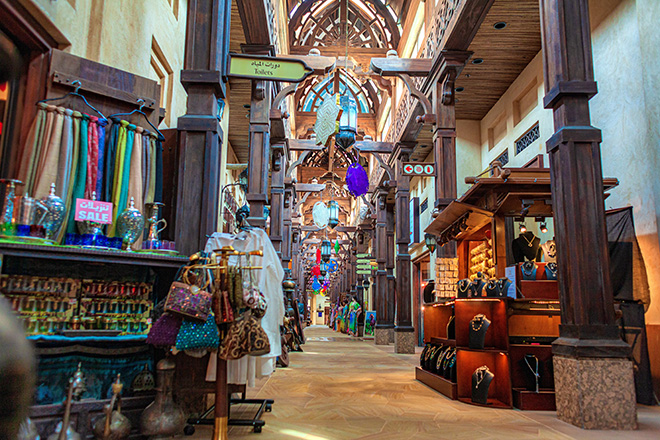 エキゾチックなオールドドバイの市場