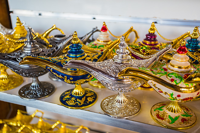 市場で手に入るアラビアンな雑貨